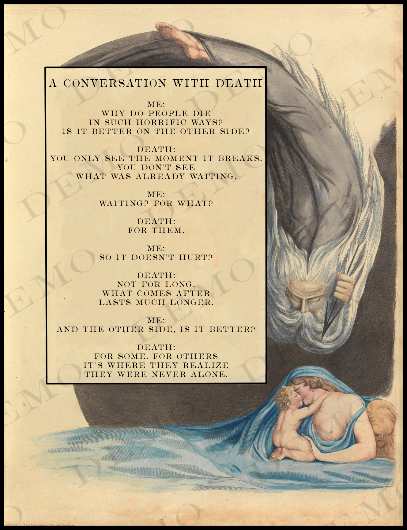 Death Poem Poster - April 2026